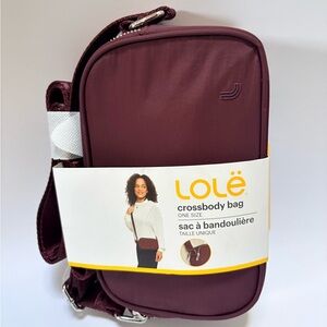 Lole | NWT Small Crossbody Bag - Maroon, Unisex